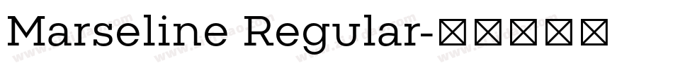 Marseline Regular字体转换
